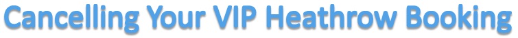 Contact Us Pages Cancelling Booking Page Title